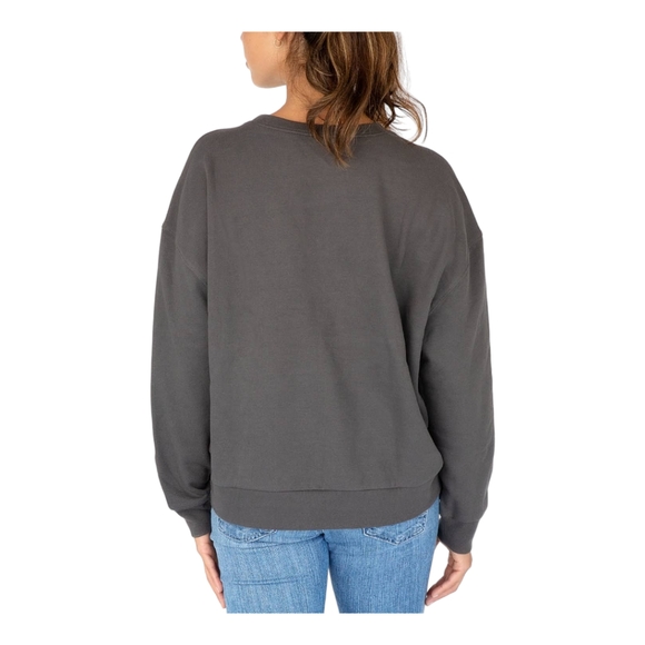 NWT Women's Rebellious One Gray Venice Drop-Shoulder Sweatshirt Size: L - Picture 3 of 7